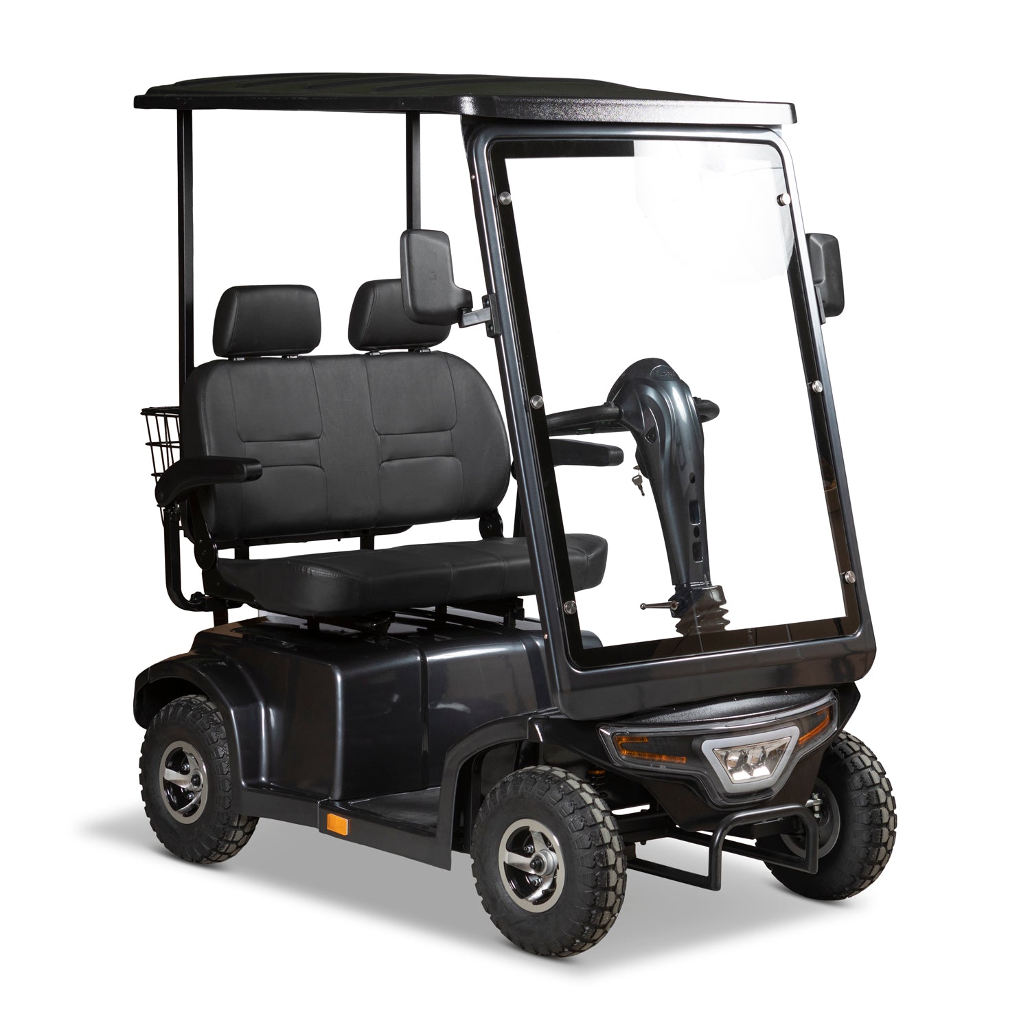 Promenadscooter för två - Eloped Quattro Duo Cabin Grå