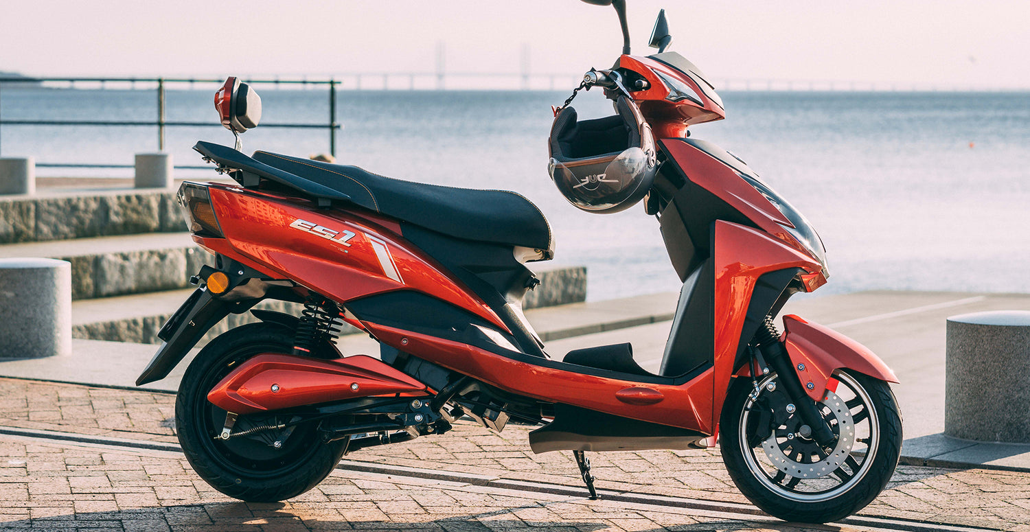 Röd elmoped - Eloped ES1
