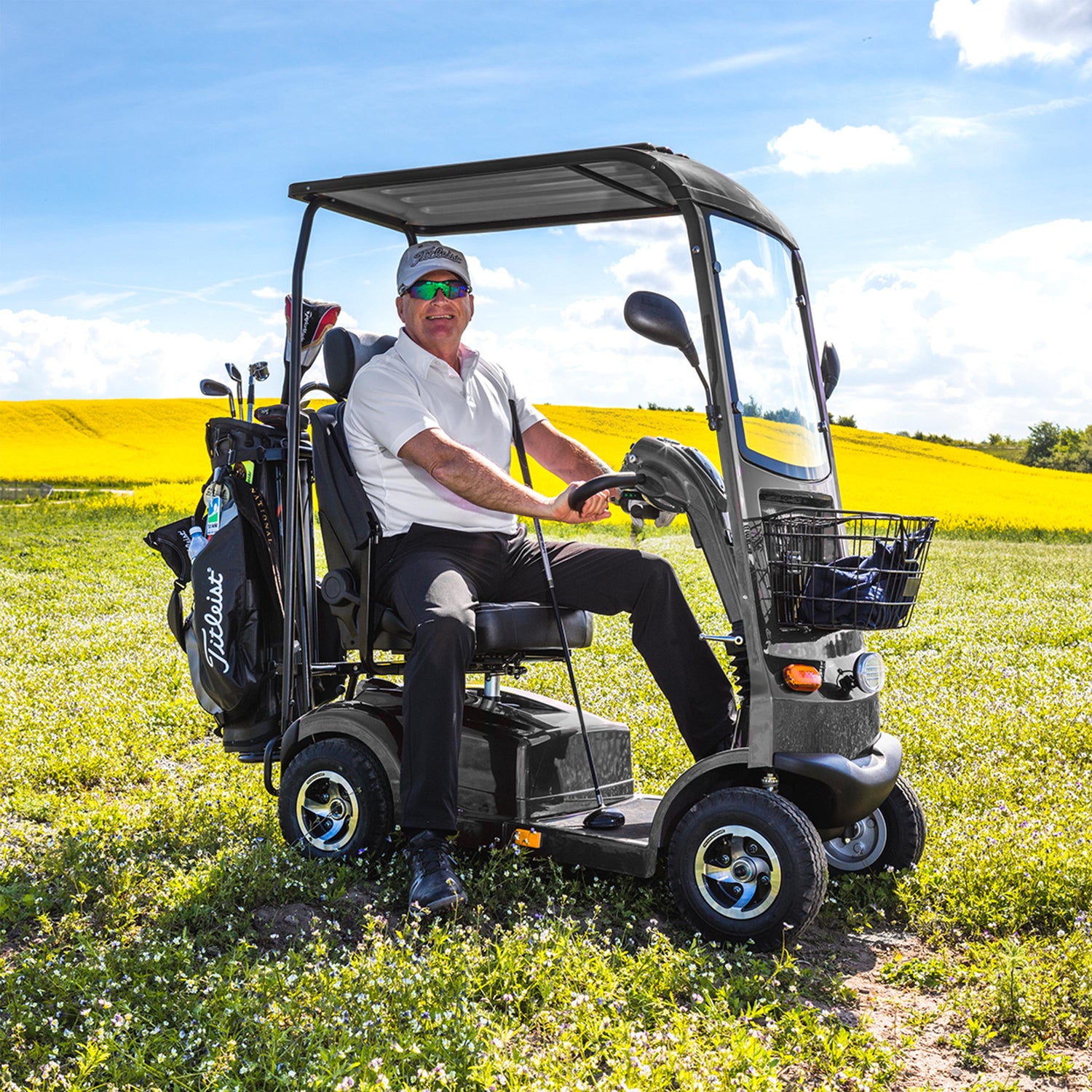 Promenadscooter för golf - Eloped Quattro Cabin