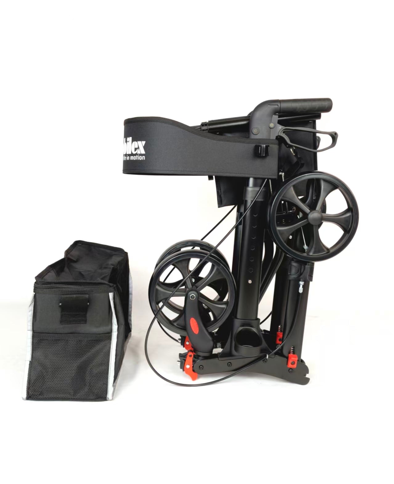 Black Pantor Compact Rollator SVART