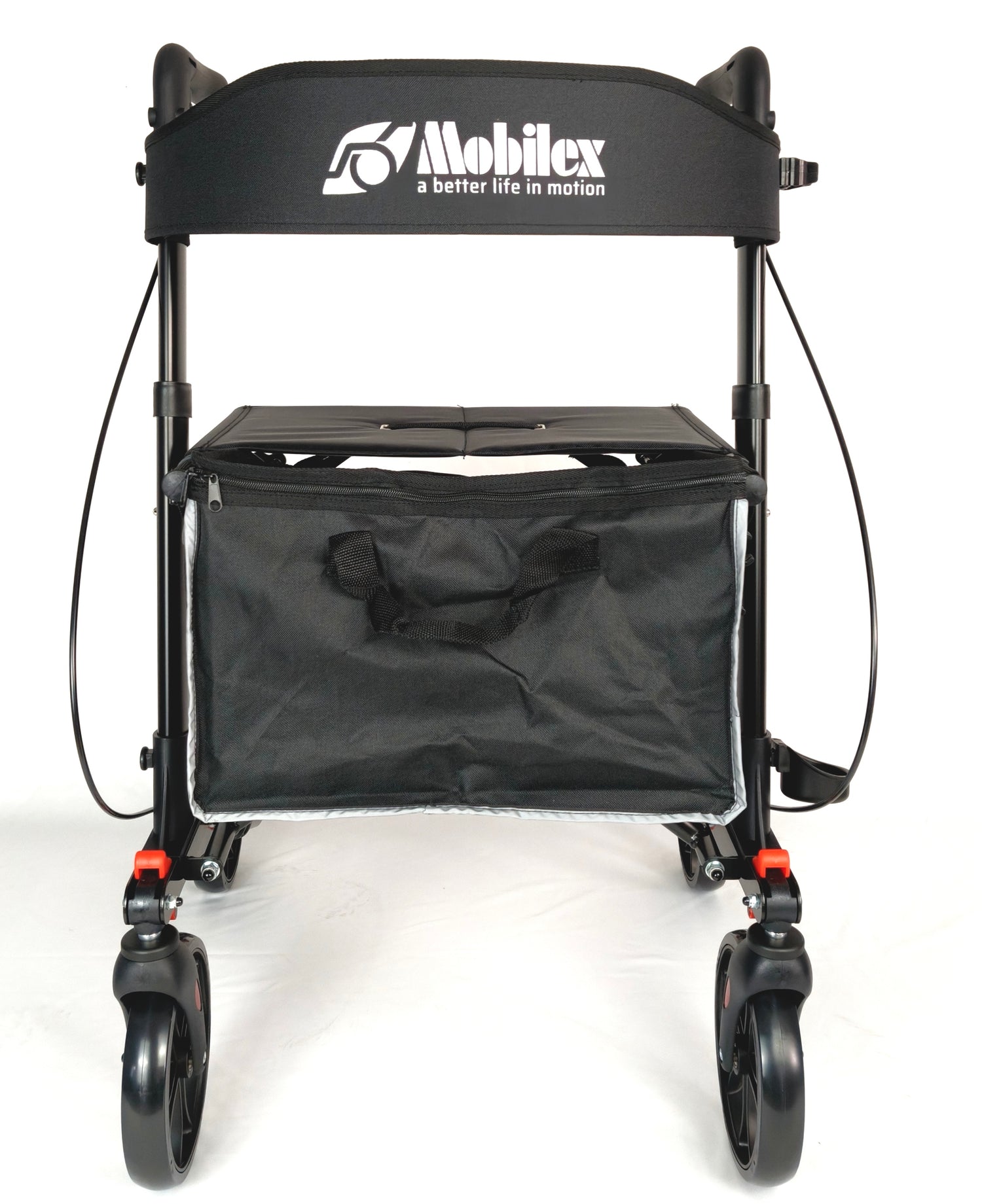 Black Pantor Compact Rollator SVART