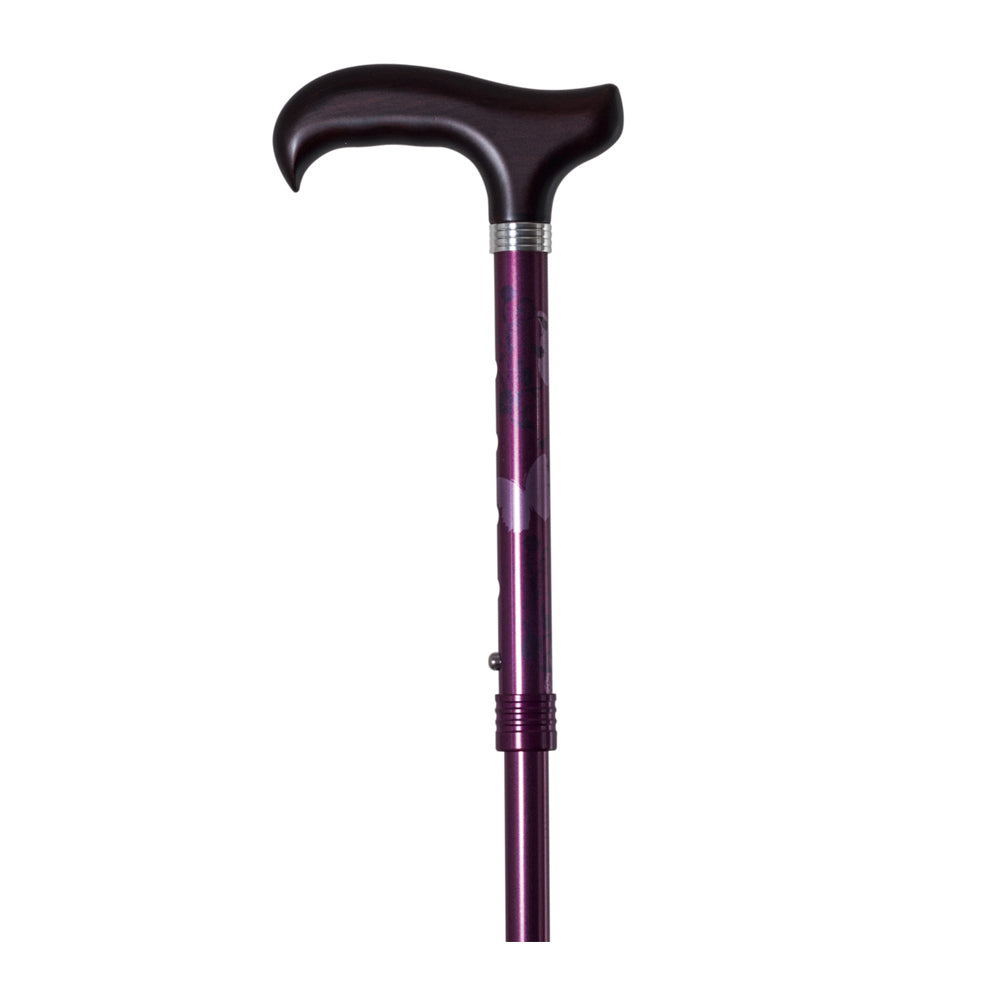 Cane with motif 4-part Pink